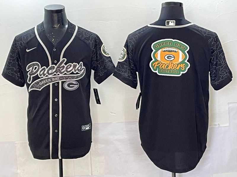 Men Green Bay Packers #1 Parsons blank black Nike NFL 2025 jersey 02